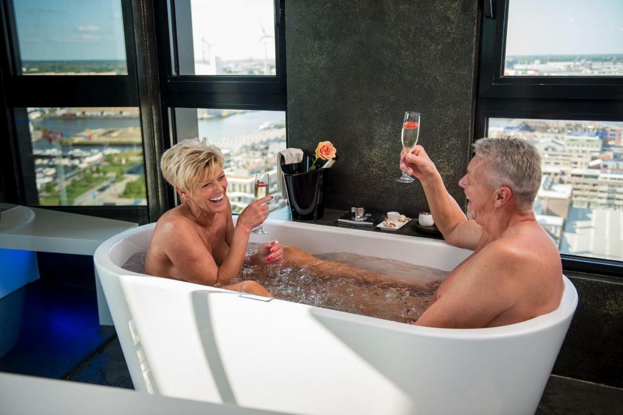 Exclusieve Prive Wellness Penthouse Skynooz Apartment แอนต์เวิร์ป ภายนอก รูปภาพ